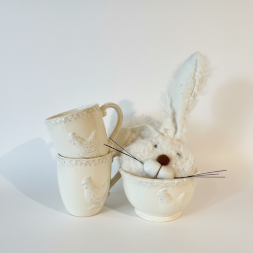 Paas-Servies met Pluizige Verrassing