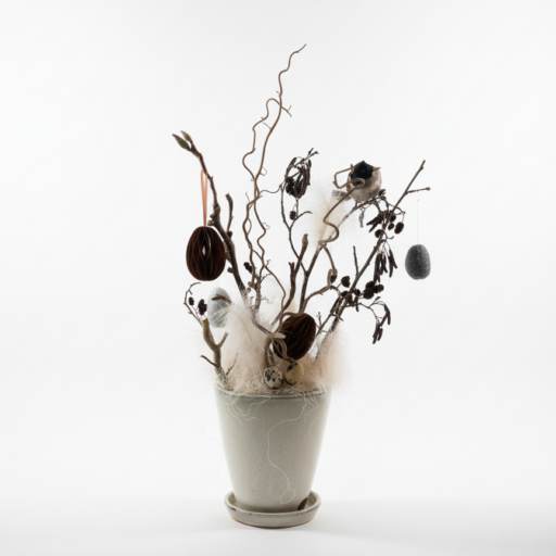 Rustiek Lente-arrangement met Natuurlijke Details